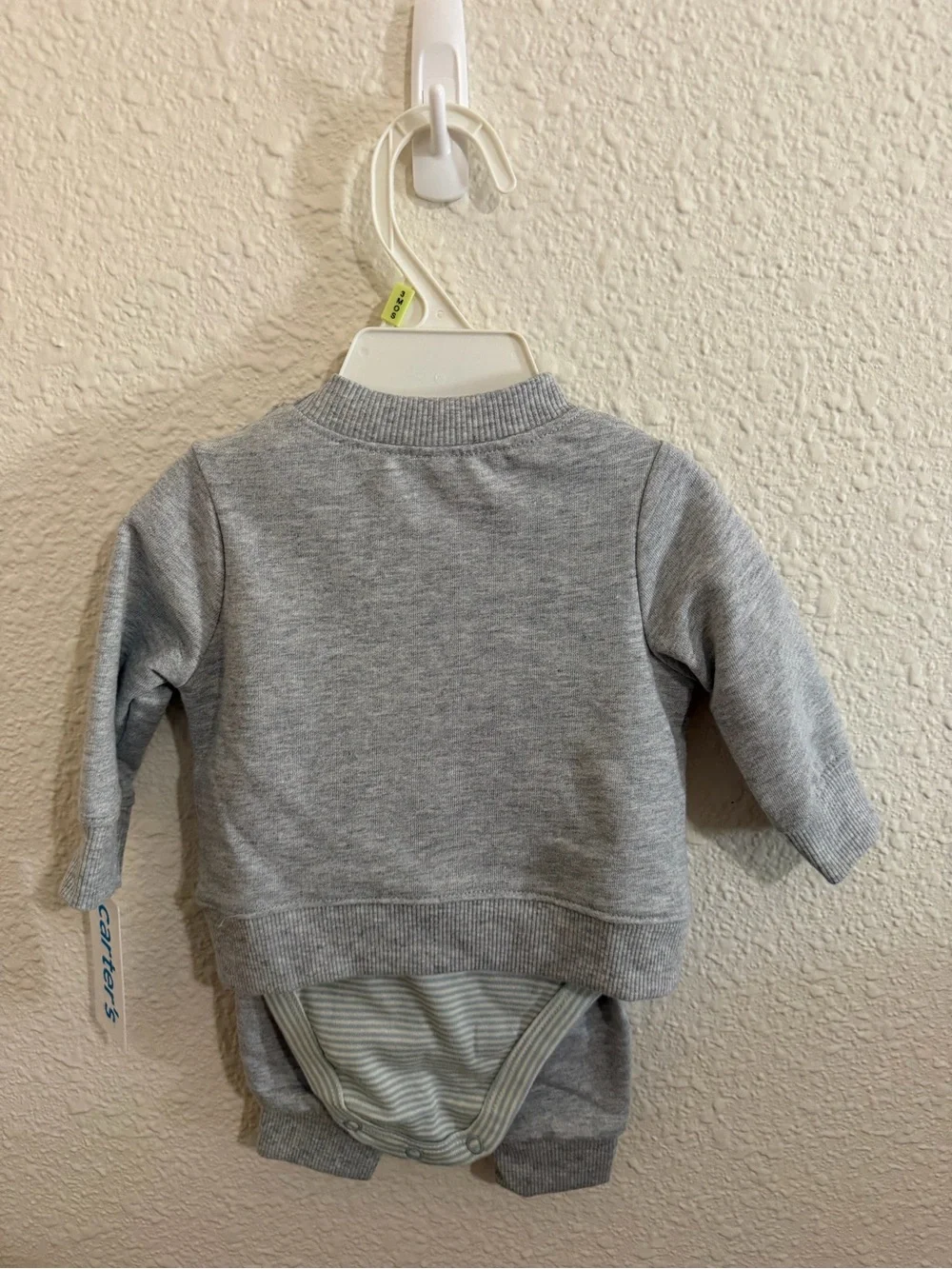 Carter's Gray Lion Front Three-Piece Set 3M NWT